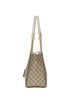 Padlock GG Medium Shoulder Bag, bottom view